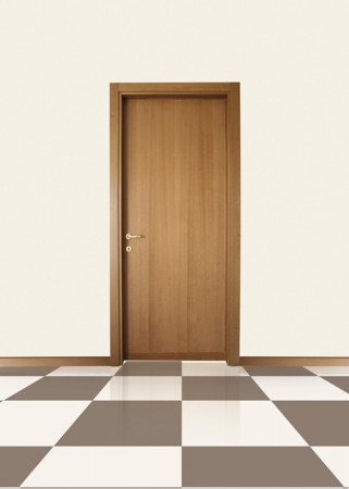  Porta Tamburata Moderna mod. Andrea, disponibile in varie essenze: Tanganika / Rovere / Castagno / Frassino e altri legni su richiesta.